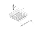 Maytag MDBS469PAS0 upper rack and track parts diagram