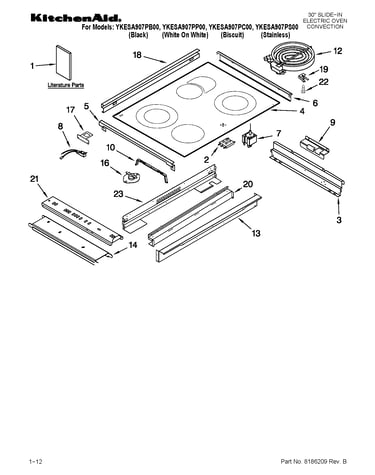 Cooktop parts