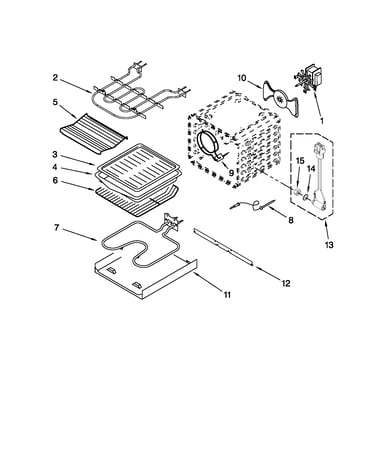 Internal oven parts