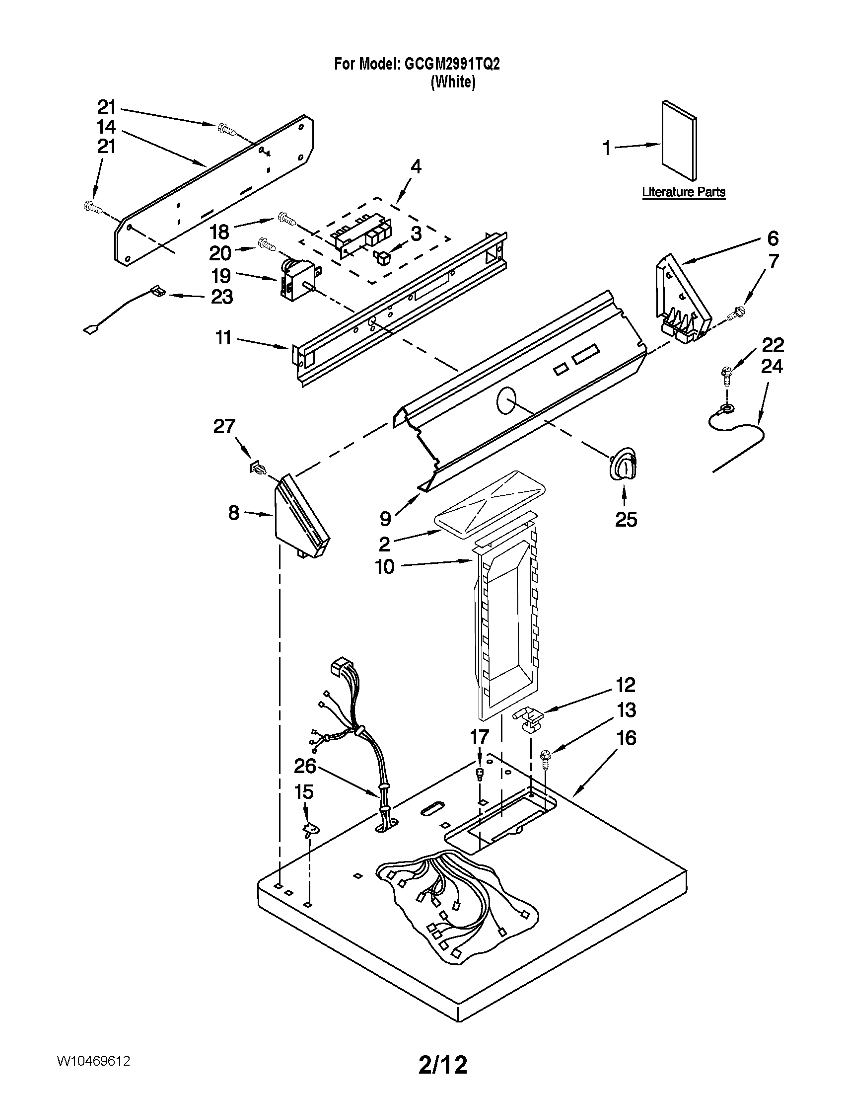 Top and console parts