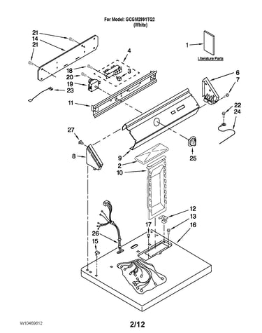 Top and console parts