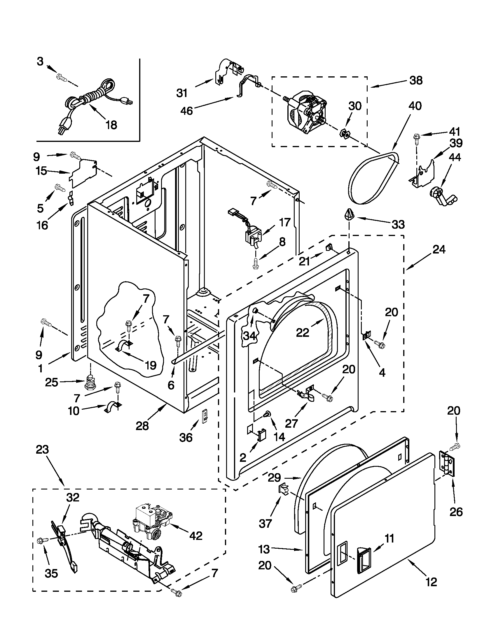 CABINET PARTS