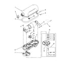 KitchenAid KSM6573CWH0 case, gearing and planetary unit diagram