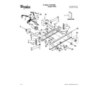 Whirlpool LTG5243DQB washer/dryer control panel parts diagram