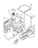 Dryer cabinet and motor parts