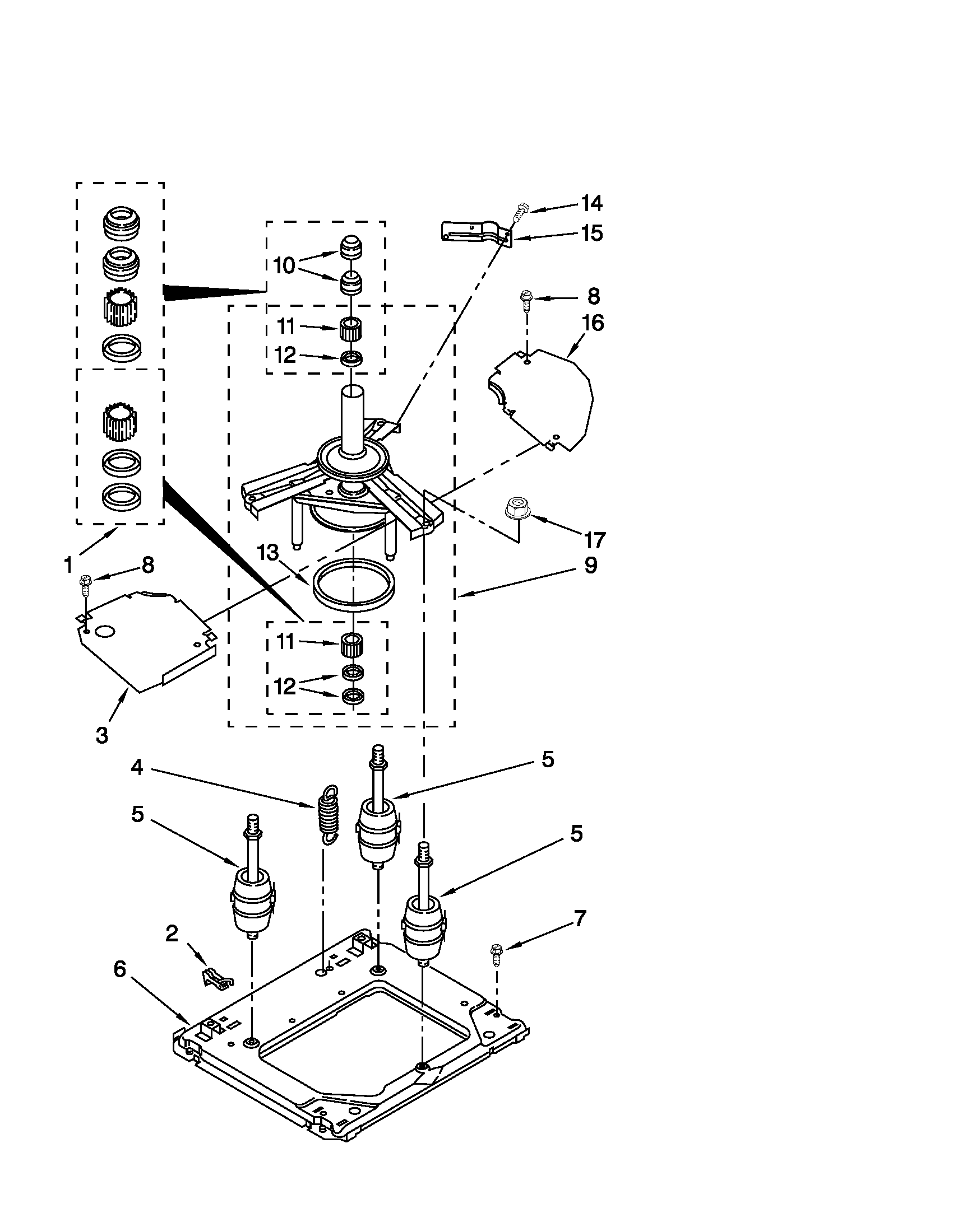 MACHINE BASE PARTS