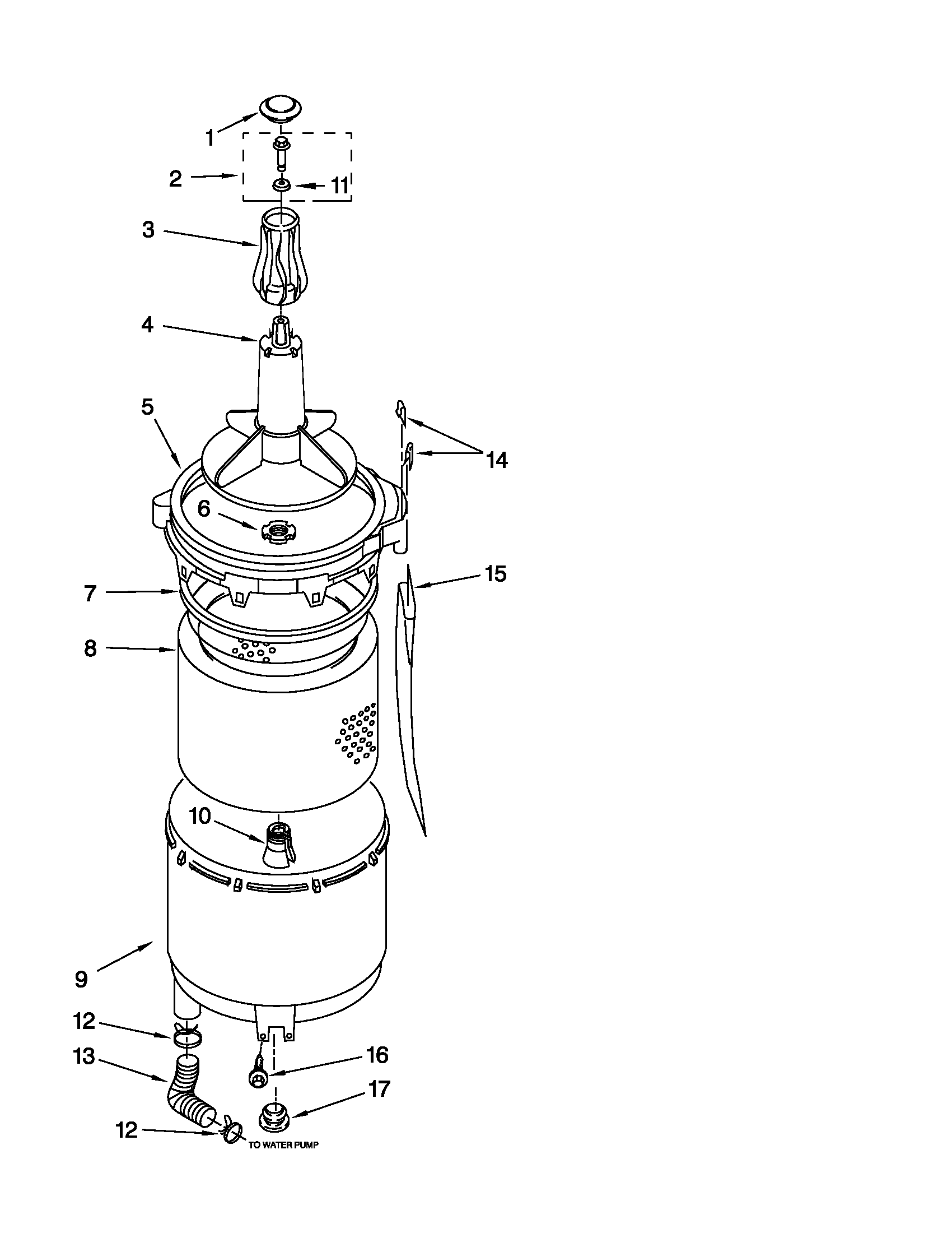 TUB AND BASKET PARTS