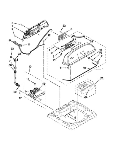 Console and dispenser parts