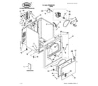 Roper RED4640YQ0 cabinet parts diagram