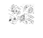 Roper RED4640YQ0 bulkhead parts diagram