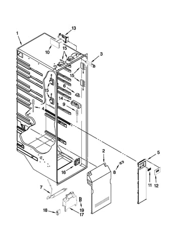 Refrigerator liner parts
