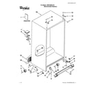 Whirlpool 3WSC20N4XY01 cabinet parts diagram