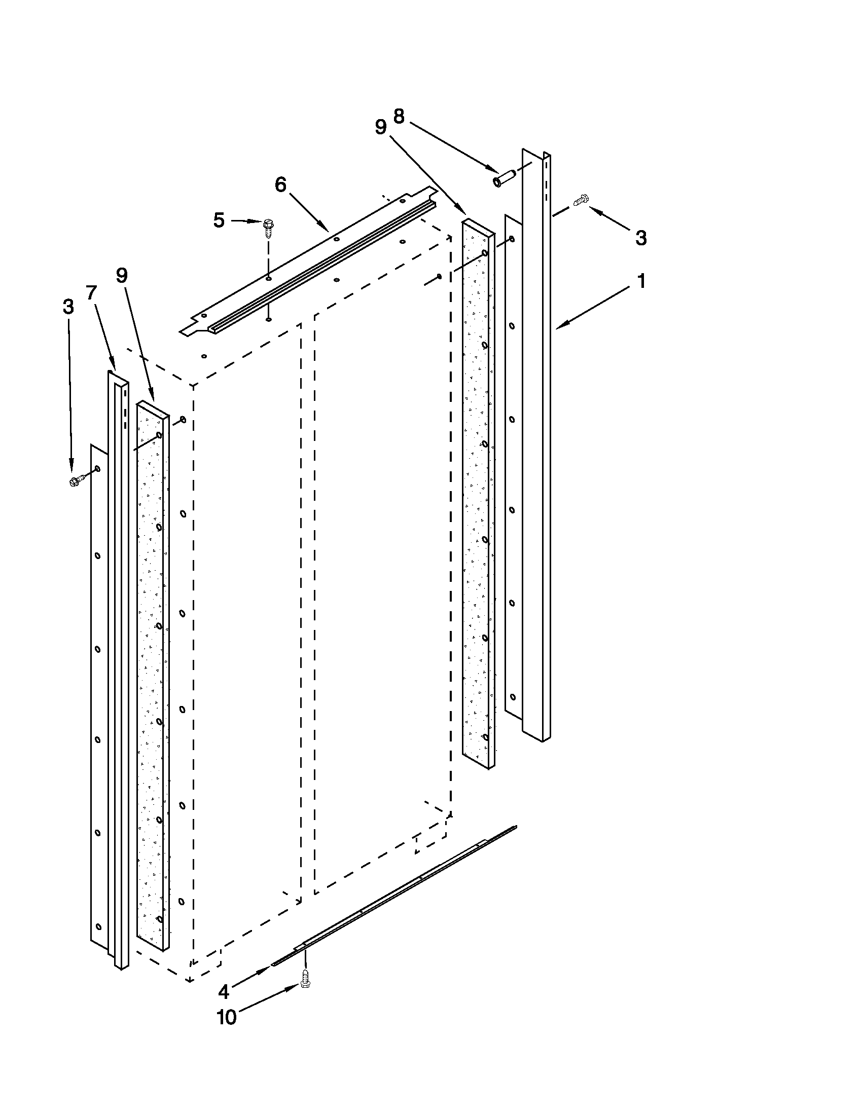 Cabinet trim parts