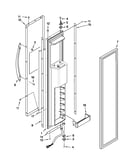 Freezer door parts
