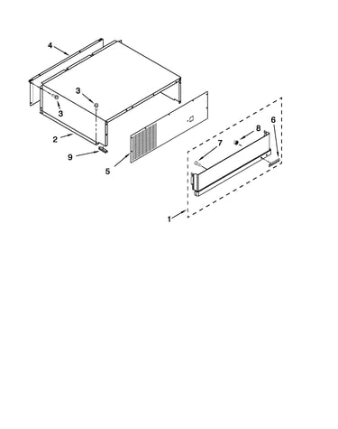 Top grille and unit cover parts