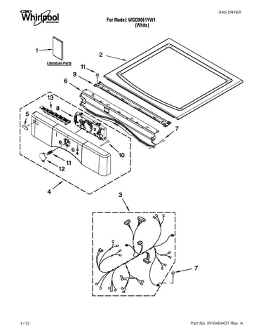 Top and console parts