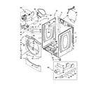 Whirlpool WGD9051YW1 cabinet parts diagram
