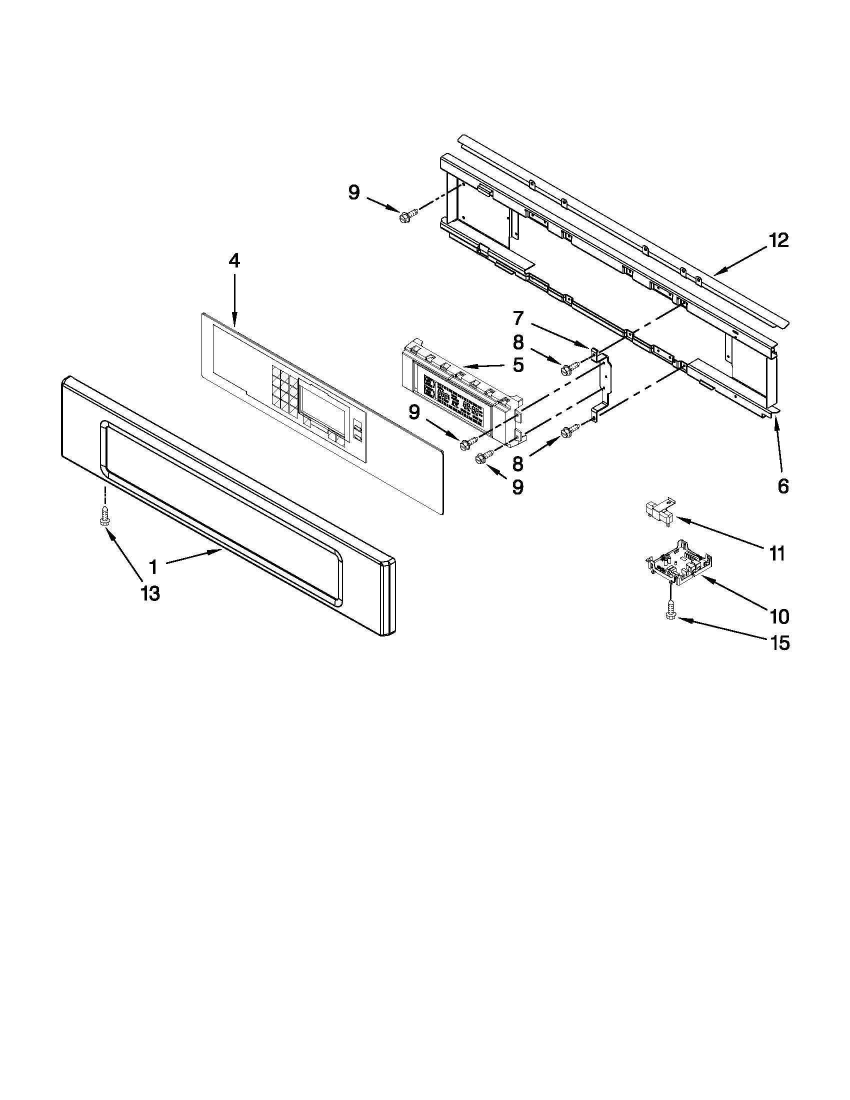 Control panel parts