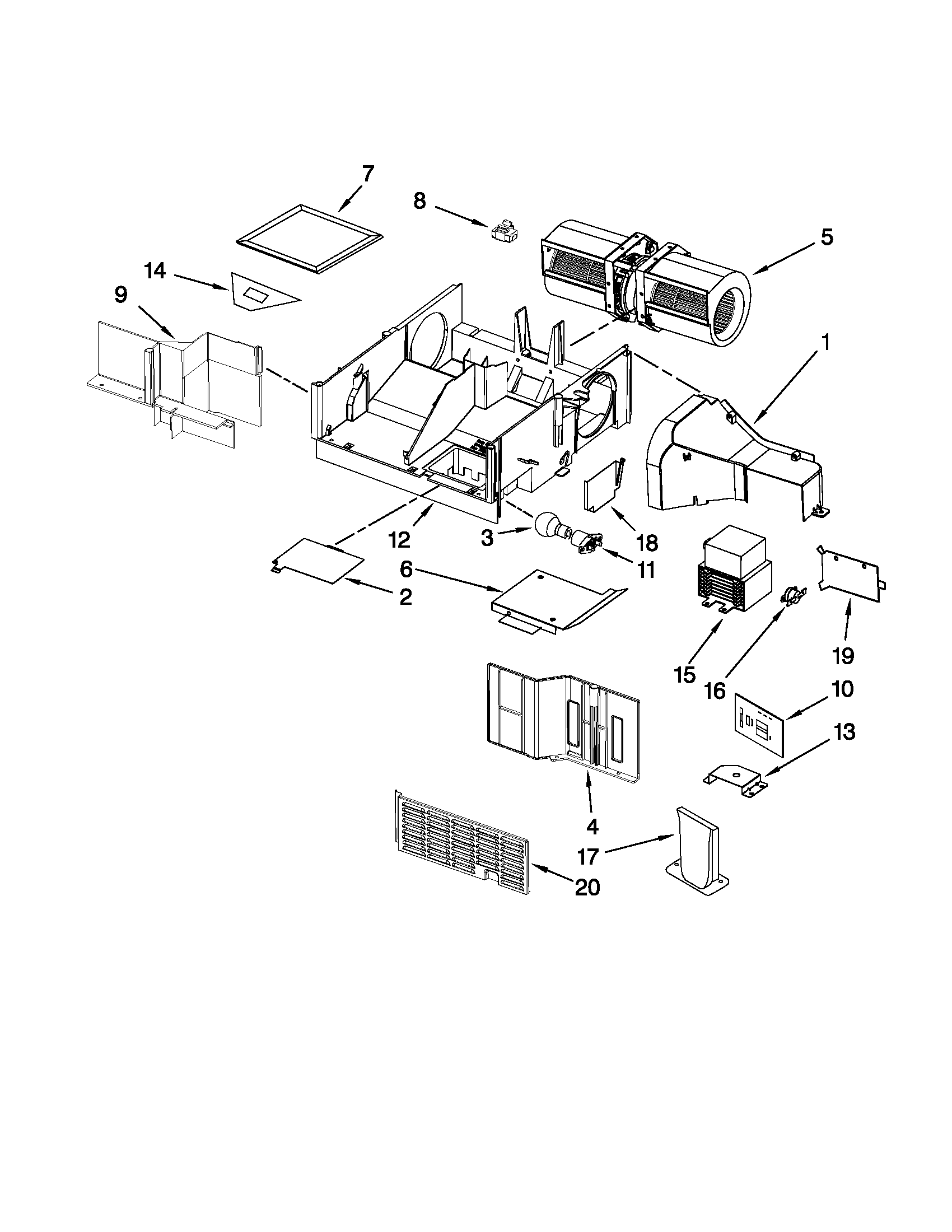Air flow parts
