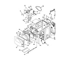 Whirlpool WGD7600XW1 cabinet parts diagram