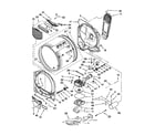 Whirlpool WGD7600XW1 bulkhead parts diagram