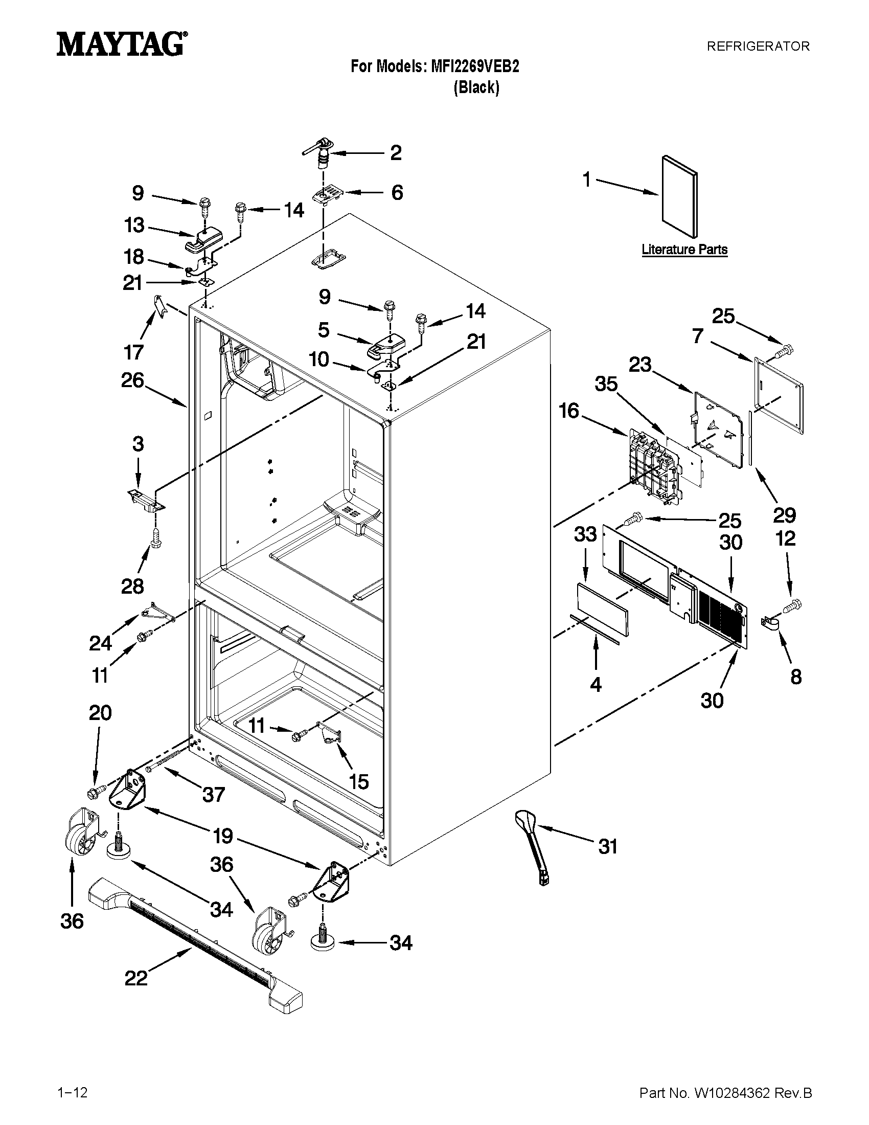 Cabinet parts