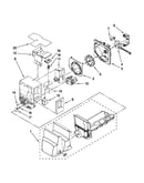 Motor and ice container parts