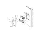 Maytag MFI2269VEB2 dispenser front parts diagram