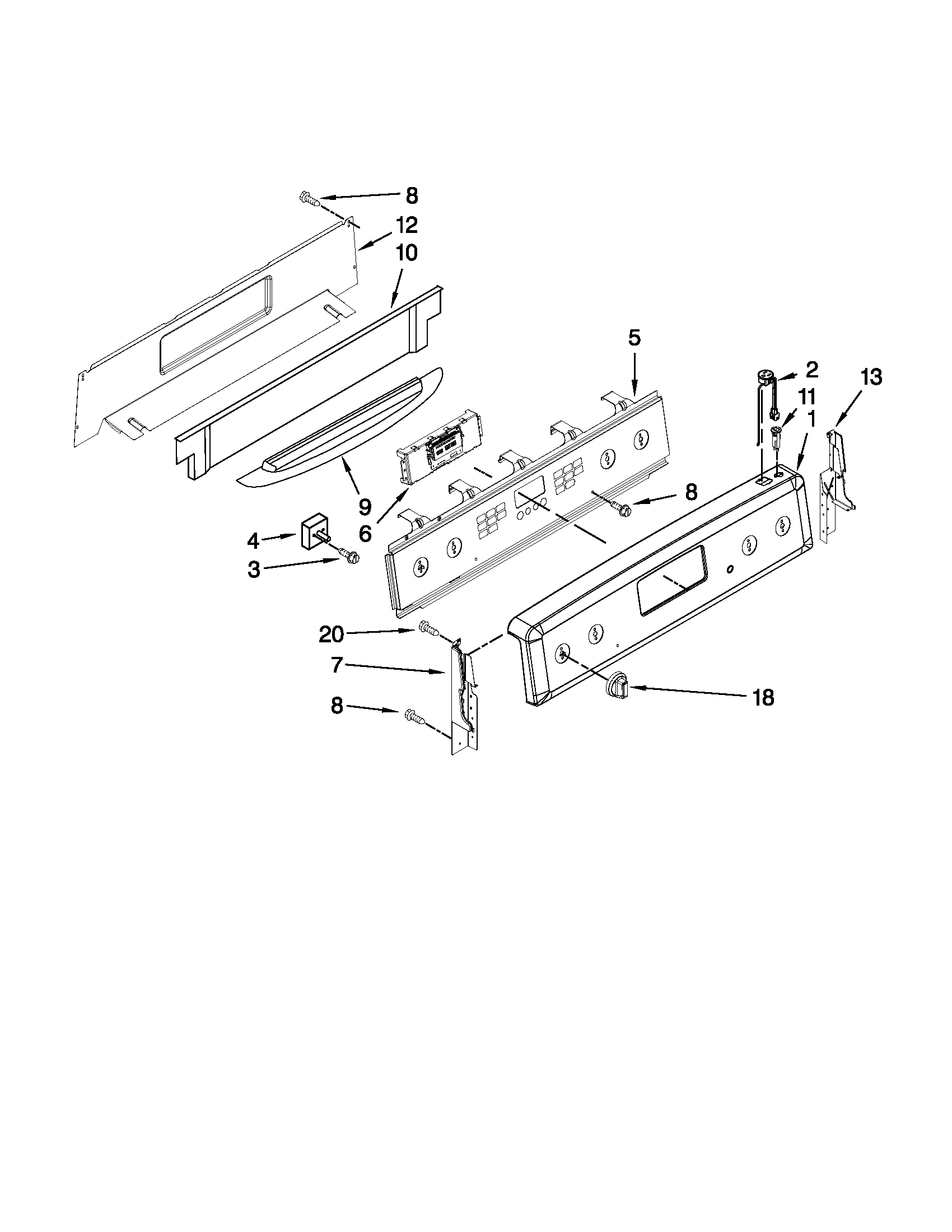CONTROL PANEL PARTS