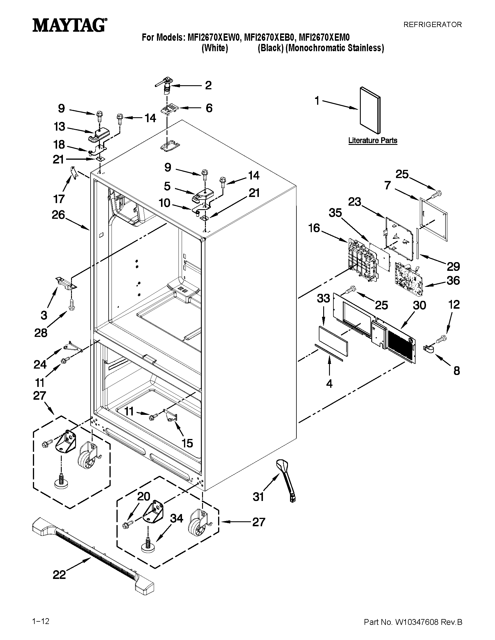 Cabinet parts