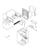 Dispenser front parts