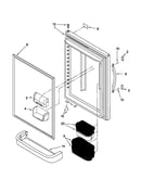 Refrigerator door parts