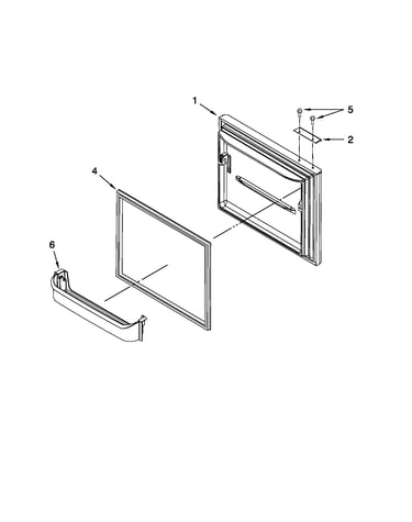 Freezer door parts