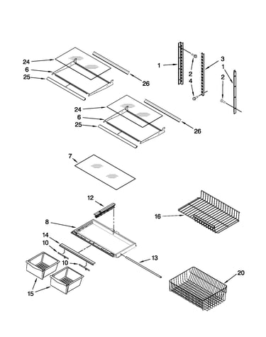 Shelf parts