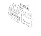 Maytag MGR7665WS2 control panel parts diagram