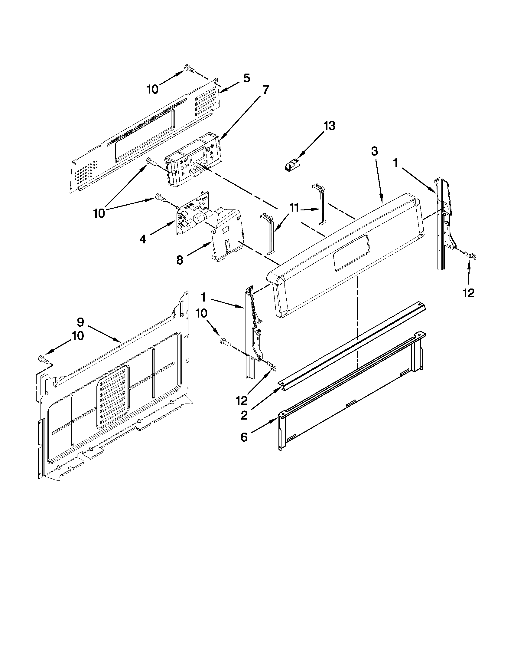 CONTROL PANEL PARTS