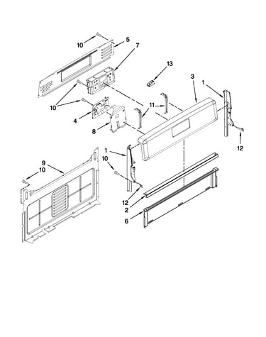 Control panel parts