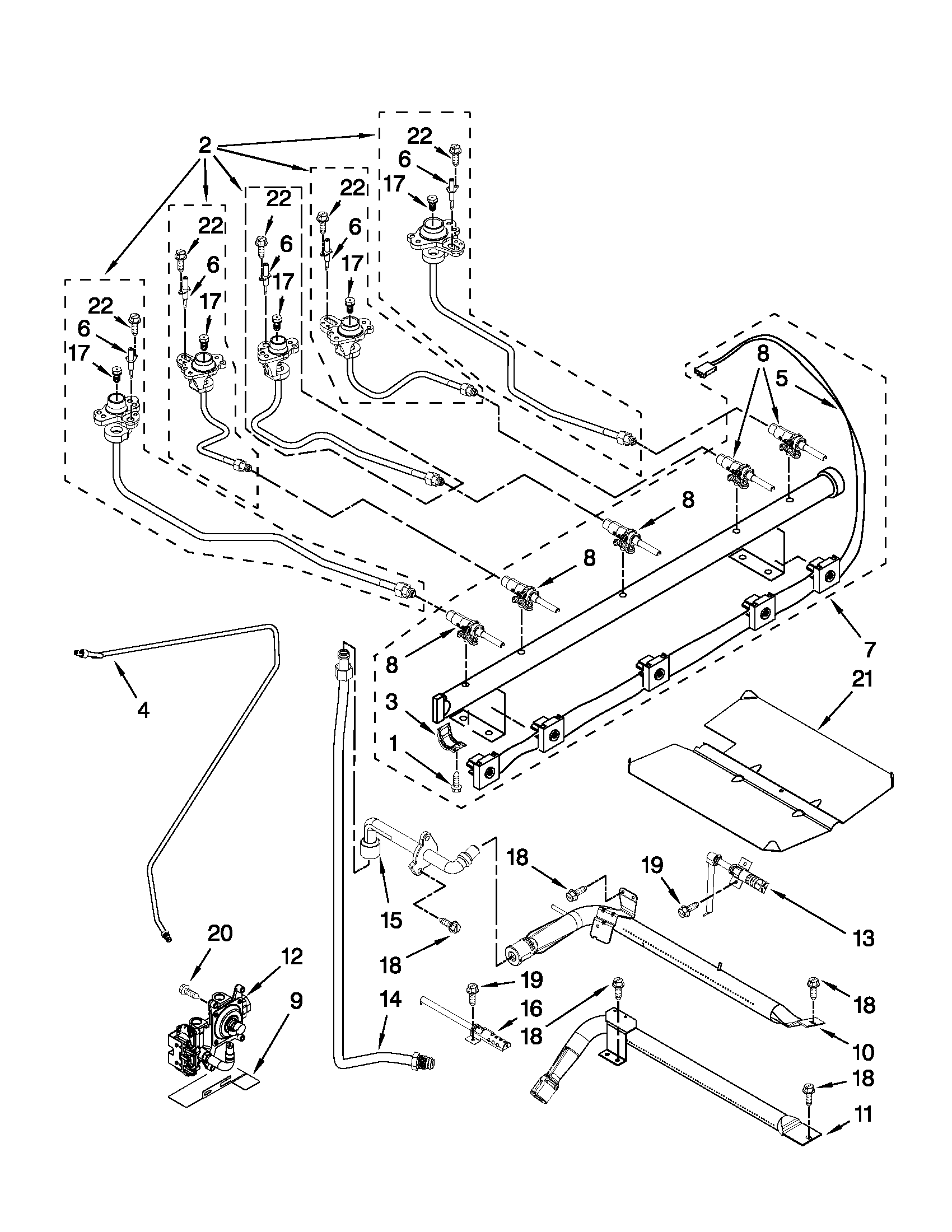 MANIFOLD PARTS