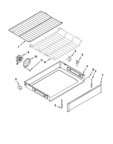 Internal oven parts