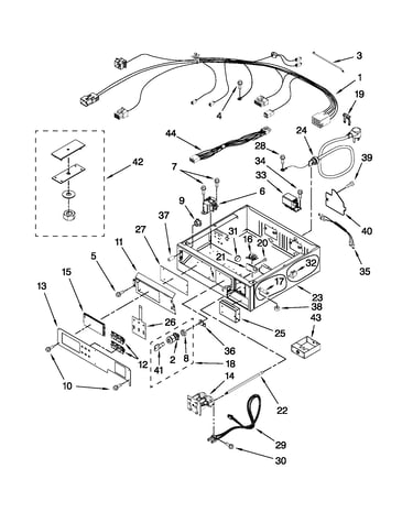 Control panel and separator parts