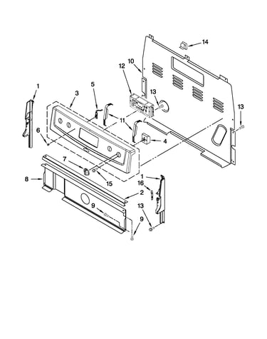 Control panel parts
