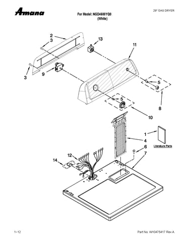 Top and console parts