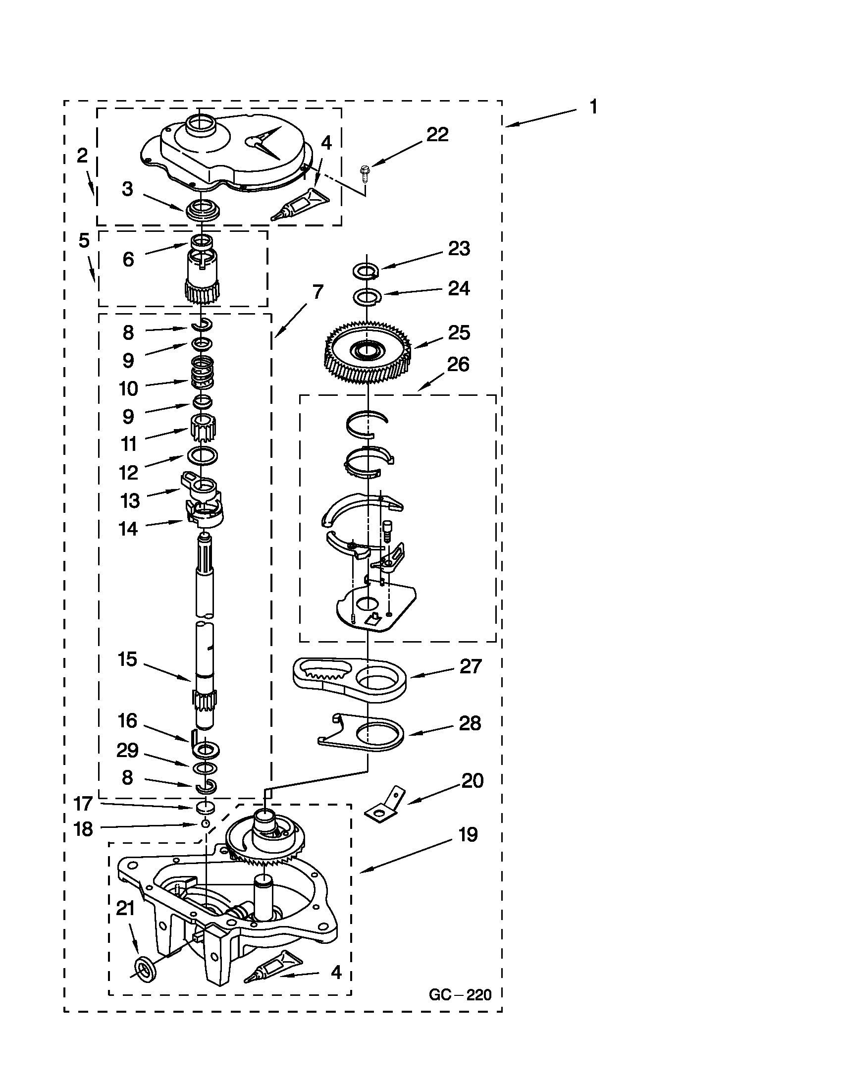 GEARCASE PARTS