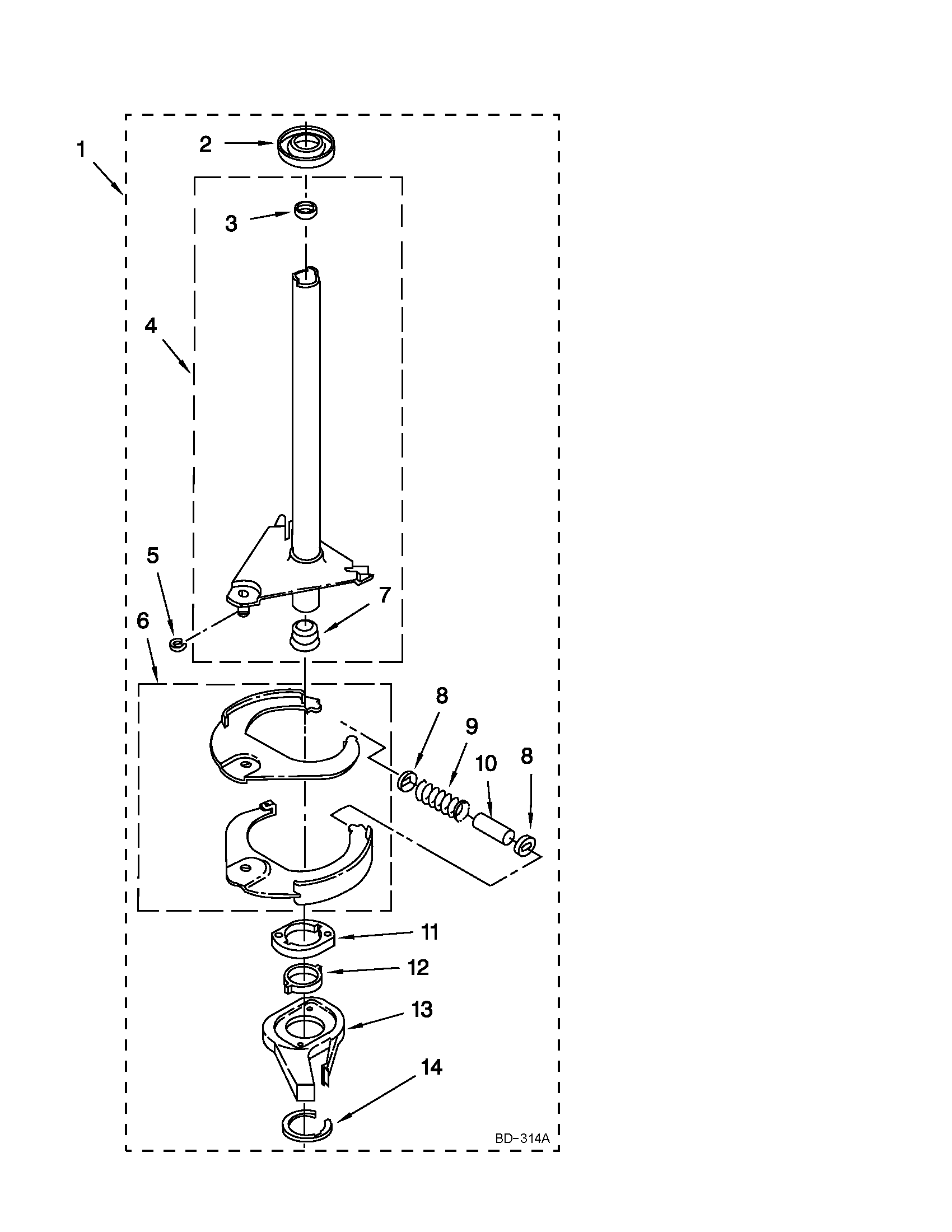 BRAKE AND DRIVE TUBE PARTS