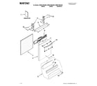 Maytag MDB7759SAW0 door and panel parts diagram