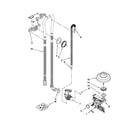 Maytag MDB7759SAS0 fill, drain and overfill parts diagram