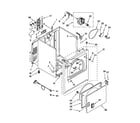 Amana YNED4700YQ0 cabinet parts diagram