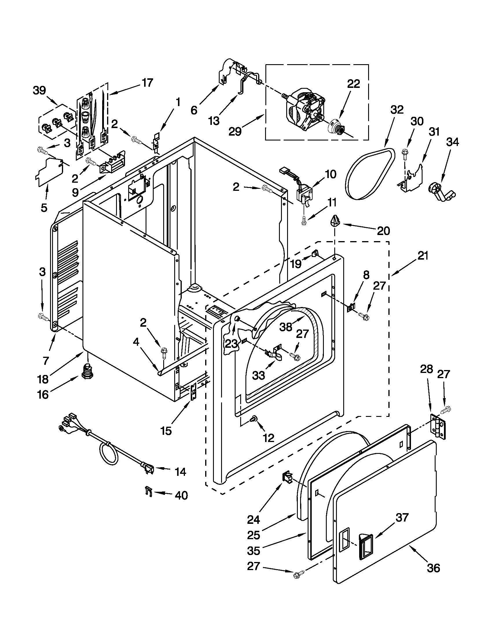 Cabinet parts