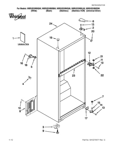 Cabinet parts
