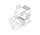 KitchenAid KDDC24CVS00 lower drawer parts diagram